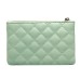 Универсальный чехол-кошелек экокожа 12x8см (мятный)