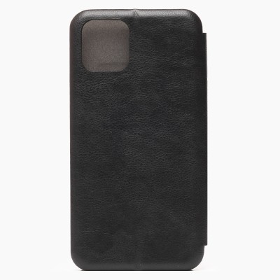 Чехол-книжка для Apple iPhone 12/iPhone 12 Pro (черный) открытие вбок - BC002