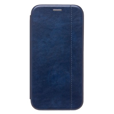 Чехол-книжка для Apple iPhone 15 Plus (открытие вбок) (синий) - BC002