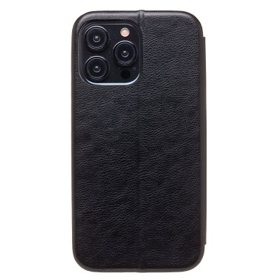 Чехол-книжка для Apple iPhone 15 Pro Max (открытие вбок) (черный) - BC002