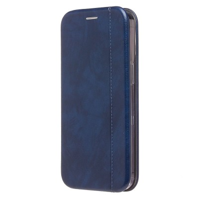 Чехол-книжка для Apple iPhone 15 Pro Max (открытие вбок) (синий) - BC002