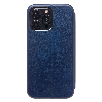 Чехол-книжка для Apple iPhone 15 Pro Max (открытие вбок) (синий) - BC002