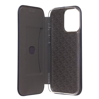 Чехол-книжка для Apple iPhone 15 Pro Max (открытие вбок) (синий) - BC002