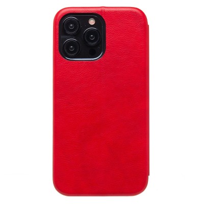 Чехол-книжка для Apple iPhone 15 Pro Max (открытие вбок) (красный) - BC002