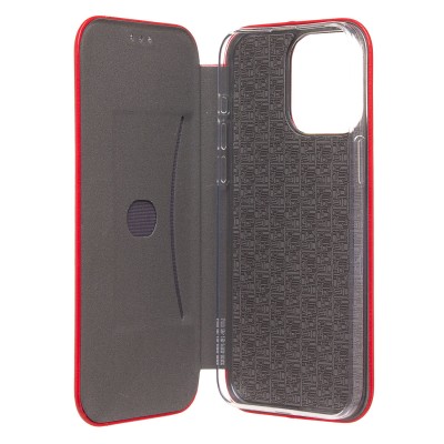 Чехол-книжка для Apple iPhone 15 Pro Max (открытие вбок) (красный) - BC002