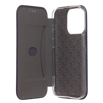 Чехол-книжка для Apple iPhone 15 Pro (открытие вбок) (синий) - BC002