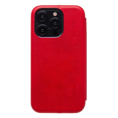Чехол-книжка для Apple iPhone 15 Pro (открытие вбок) (красный) - BC002