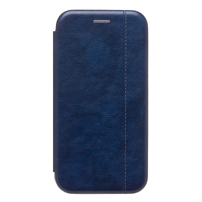 Чехол-книжка для Apple iPhone 15 (открытие вбок) (синий) - BC002