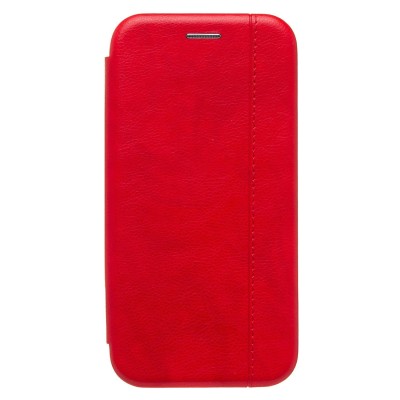 Чехол-книжка для Apple iPhone 15 (открытие вбок) (красный) - BC002