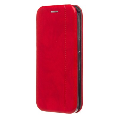 Чехол-книжка для Apple iPhone 15 (открытие вбок) (красный) - BC002