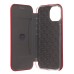 Чехол-книжка для Apple iPhone 15 (открытие вбок) (красный) - BC002
