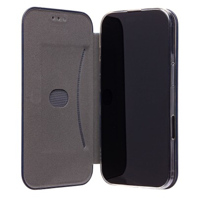 Чехол-книжка для Apple iPhone 16 Pro (синий) - BC002