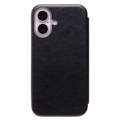 Чехол-книжка для Apple iPhone 16 (черный) - BC002