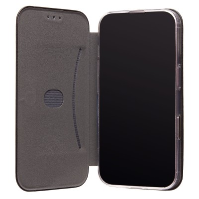 Чехол-книжка для Apple iPhone 16 (черный) - BC002