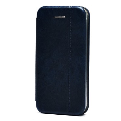 Чехол-книжка для Apple iPhone 5 (синий) открытие вбок - BC002