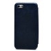 Чехол-книжка для Apple iPhone 5 (синий) открытие вбок - BC002