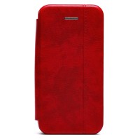 Чехол-книжка для Apple iPhone 5 (красный) открытие вбок - BC002