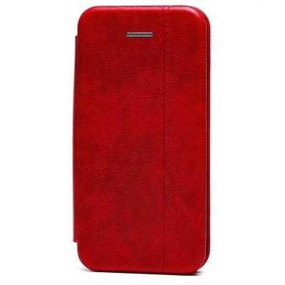Чехол-книжка для Apple iPhone 5 (красный) открытие вбок - BC002