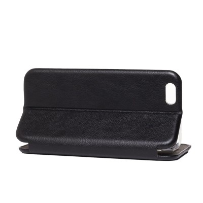 Чехол-книжка для Apple iPhone 6/iPhone 6S (черный) открытие вбок - BC002