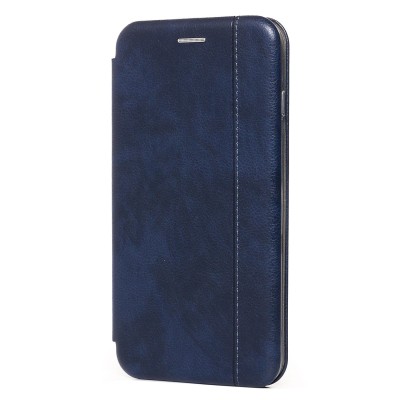 Чехол-книжка для Apple iPhone 6 (синий) открытие вбок - BC002