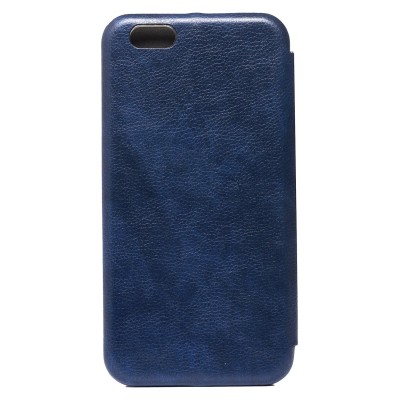 Чехол-книжка для Apple iPhone 6 (синий) открытие вбок - BC002