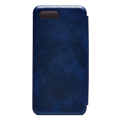Чехол-книжка для Huawei Honor 10 (синий) открытие вбок - BC002