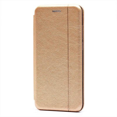 Чехол-книжка для Huawei Honor 20 lite Global (золотой) открытие вбок - BC002