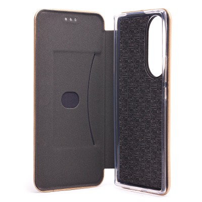 Чехол-книжка для Huawei Honor 70 5G (золотой) - BC002