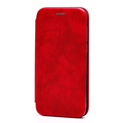 Чехол-книжка для Huawei Honor 7A Prime (красный) открытие вбок - BC002