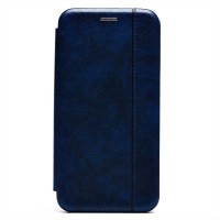 Чехол-книжка для Huawei Honor 8X (синий) открытие вбок - BC002