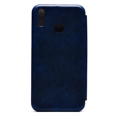 Чехол-книжка для Huawei Honor 8X (синий) открытие вбок - BC002