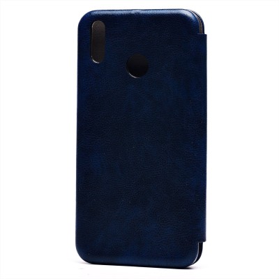 Чехол-книжка для Huawei Honor 8X (синий) открытие вбок - BC002