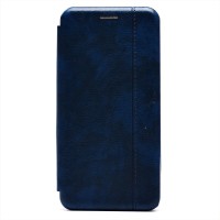 Чехол-книжка для Huawei Honor 9 Lite (синий) открытие вбок - BC002