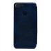 Чехол-книжка для Huawei Honor 9 Lite (синий) открытие вбок - BC002
