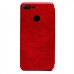 Чехол-книжка для Huawei Honor 9 Lite (красный) открытие вбок - BC002