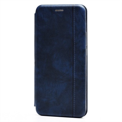 Чехол-книжка для Huawei Honor 9X RU (синий) открытие вбок - BC002