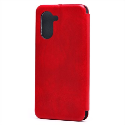 Чехол-книжка для OPPO A17k (красный) - BC002