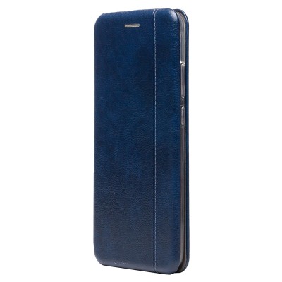 Чехол-книжка для Samsung A035 Galaxy A03 открытие вбок (синий) - BC002