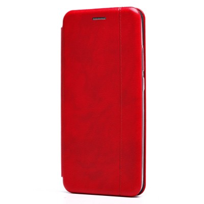 Чехол-книжка для Samsung A035 Galaxy A03 открытие вбок (красный) - BC002
