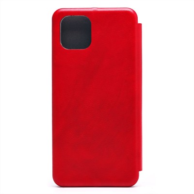 Чехол-книжка для Samsung A035 Galaxy A03 открытие вбок (красный) - BC002