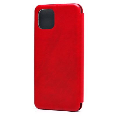 Чехол-книжка для Samsung A035 Galaxy A03 открытие вбок (красный) - BC002