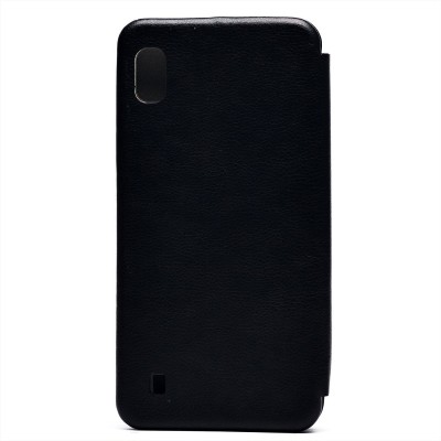 Чехол-книжка для Samsung A105 Galaxy A10 (черный) открытие вбок - BC002