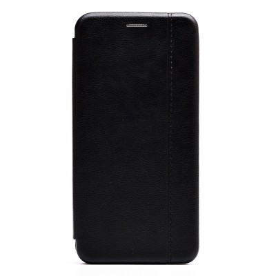 Чехол-книжка для Samsung A125 Galaxy A12 (черный) открытие вбок - BC002