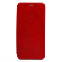 Чехол-книжка для Samsung A125 Galaxy A12 (красный) открытие вбок - BC002