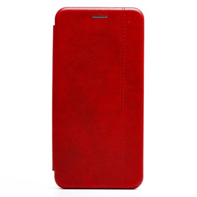Чехол-книжка для Samsung A125 Galaxy A12 (красный) открытие вбок - BC002