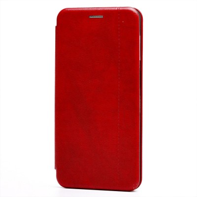 Чехол-книжка для Samsung A125 Galaxy A12 (красный) открытие вбок - BC002