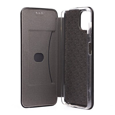Чехол-книжка для Samsung M225 Galaxy M22 открытие вбок .. (черный) - BC002