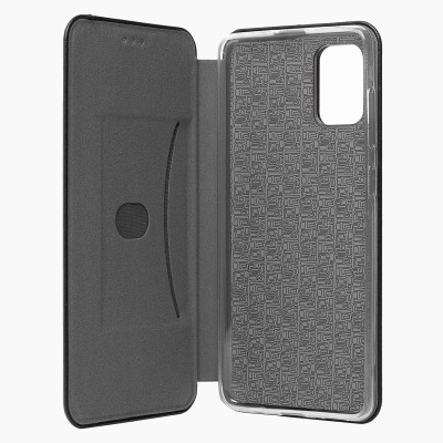 Чехол-книжка для Samsung A315 Galaxy A31 (черный) открытие вбок - BC002