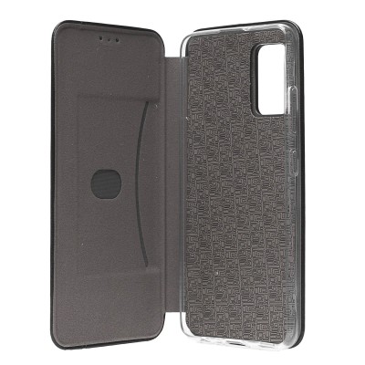 Чехол-книжка для Samsung A325 Galaxy A32 4G (черный) открытие вбок - BC002