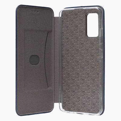 Чехол-книжка для Samsung A325 Galaxy A32 4G (синий) открытие вбок - BC002